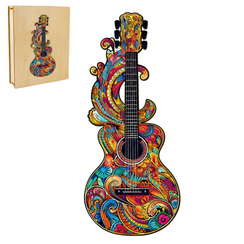 Guitar Wooden Jigsaw Puzzle