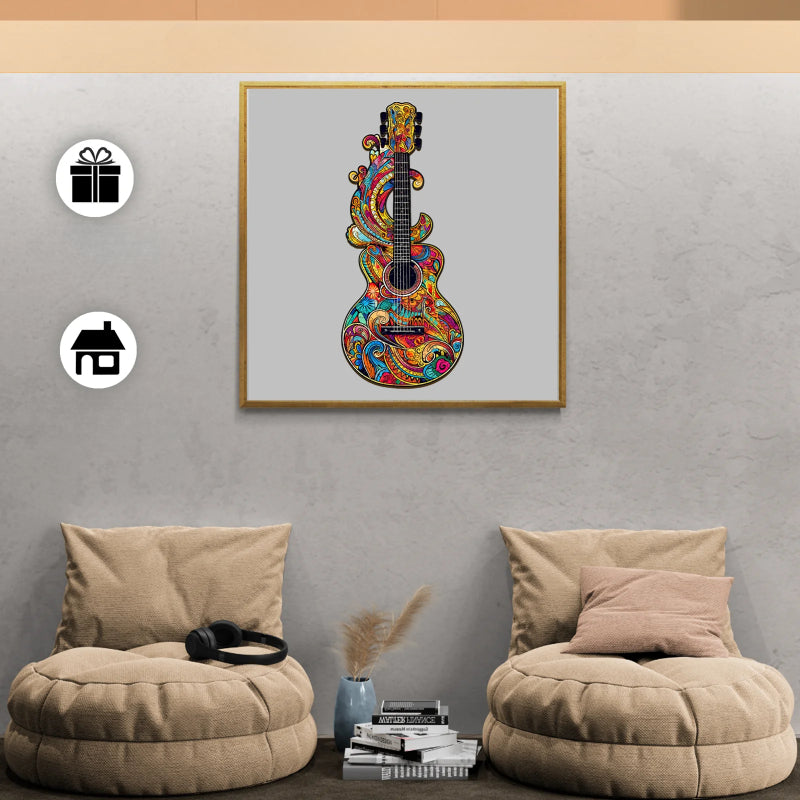 Guitar Wooden Jigsaw Puzzle