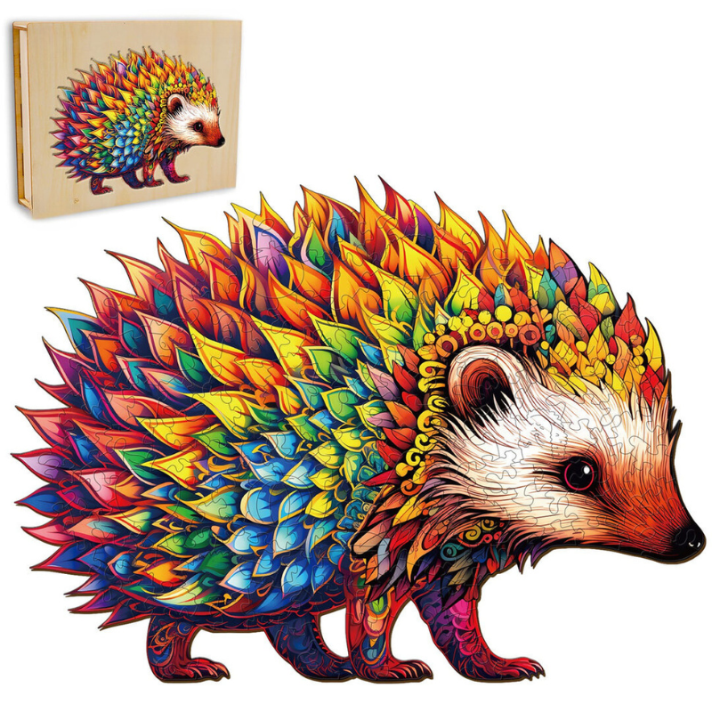 Hedgehog Wooden Jigsaw Puzzle