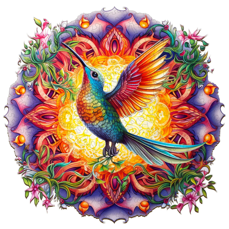 Hummingbird Wooden Jigsaw Puzzle