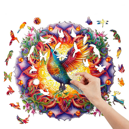 Hummingbird Wooden Jigsaw Puzzle