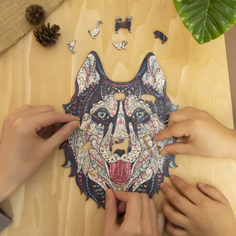 Husky Wooden Jigsaw Puzzle