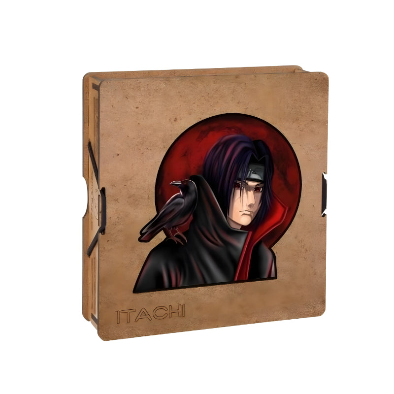 Itachi Themed Wooden Puzzle Adventure