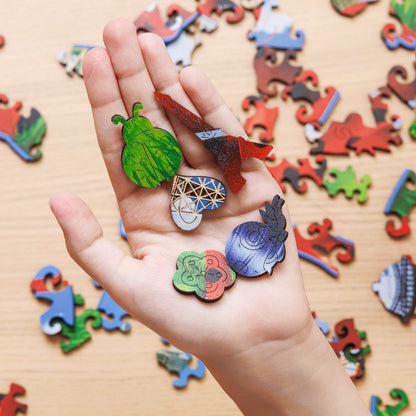 Ladybug Themed Wooden Puzzle