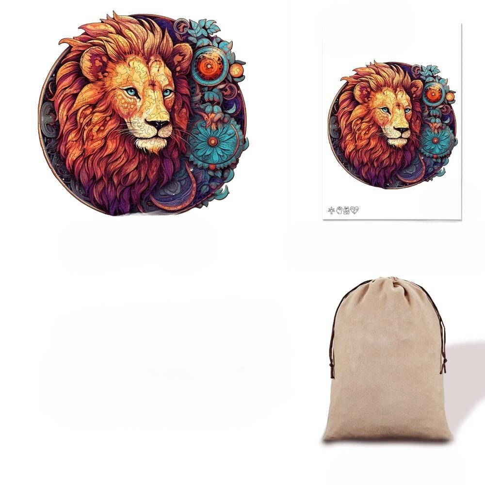 Lion Wooden Jigsaw Puzzle