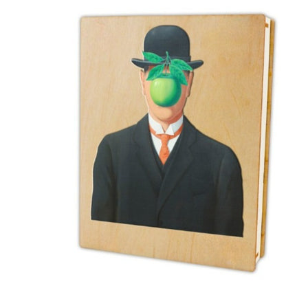 Magritte Apple Wooden Jigsaw Puzzle