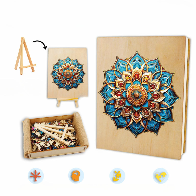 Mandala Wooden Jigsaw Puzzle