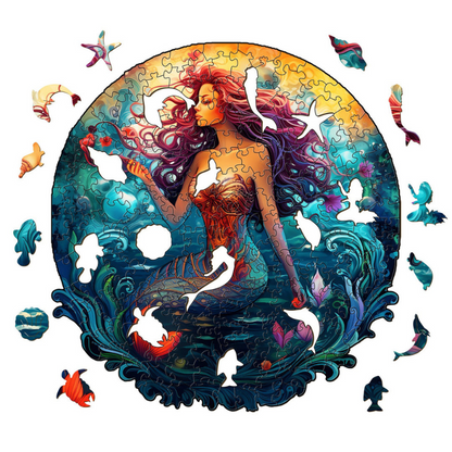 Mermaid Wooden Jigsaw Puzzle