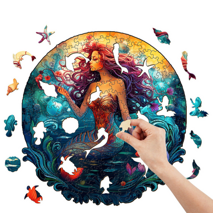 Mermaid Wooden Jigsaw Puzzle