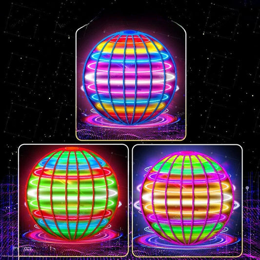 Illuminating Flying Ball With LED Light Show