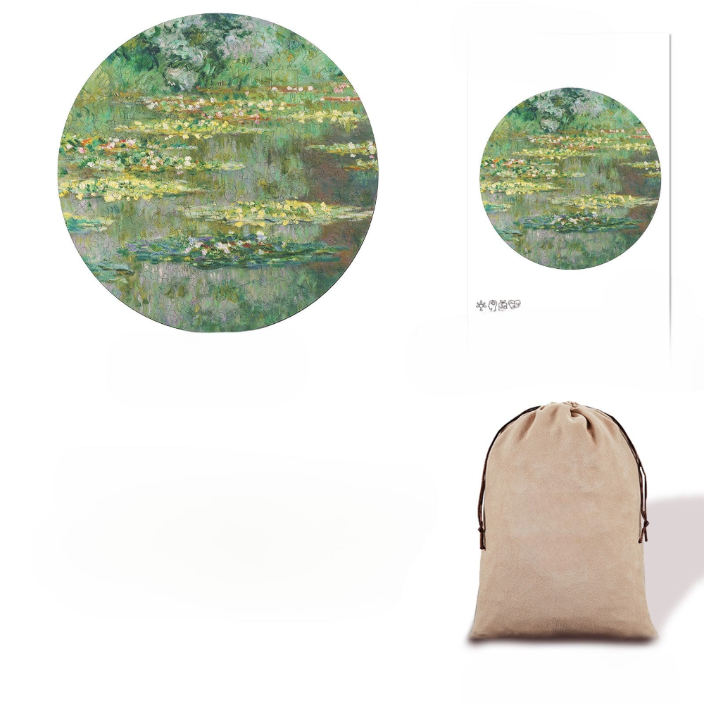 Monets Water Lilies Wooden Jigsaw Puzzle