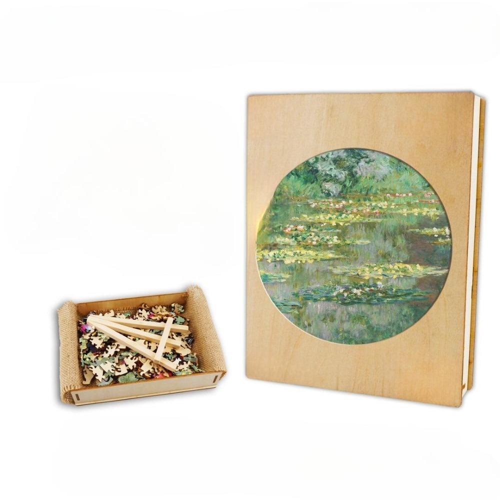 Monets Water Lilies Wooden Jigsaw Puzzle