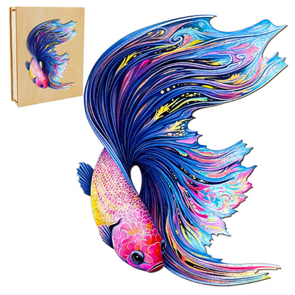 Moon Betta Wooden Jigsaw Puzzle