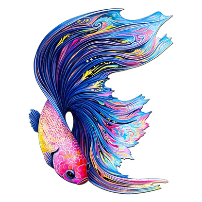 Moon Betta Wooden Jigsaw Puzzle