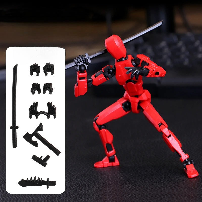 Movable Shapeshift Robot 3D Printed Action Figure