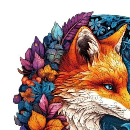 Mysterious Fox Wooden Jigsaw Puzzle