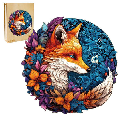 Mysterious Fox Wooden Jigsaw Puzzle