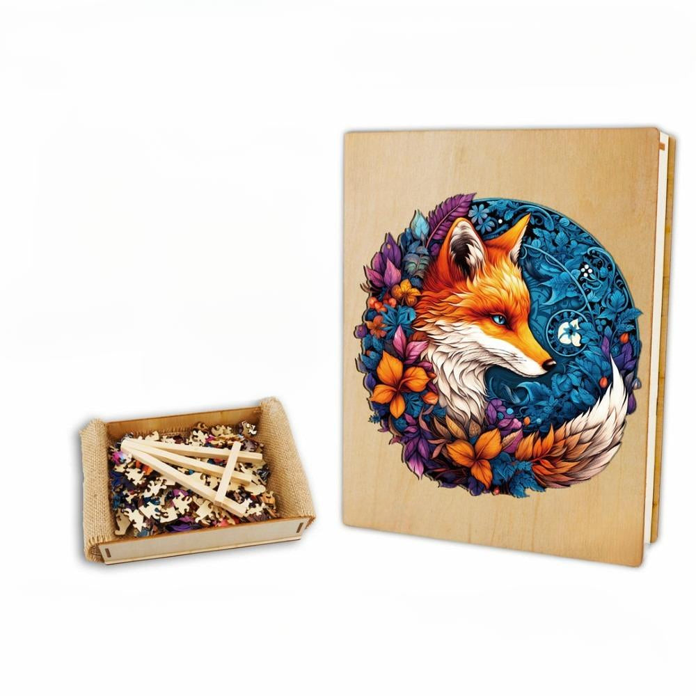 Mysterious Fox Wooden Jigsaw Puzzle