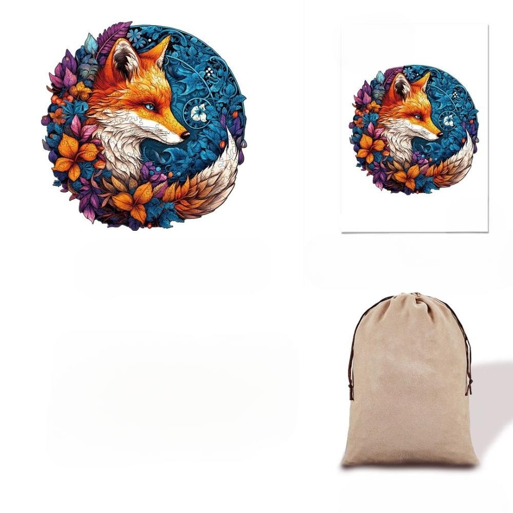 Mysterious Fox Wooden Jigsaw Puzzle