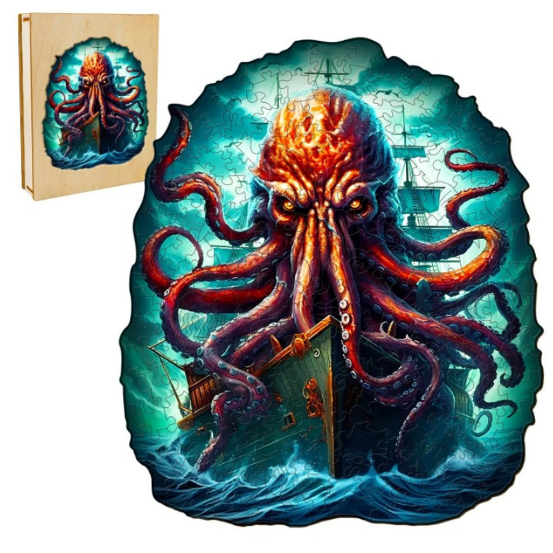 Octopus Wooden Jigsaw Puzzle