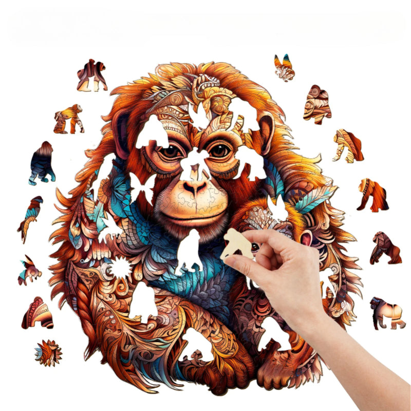 Orangutan Wooden Jigsaw Puzzle