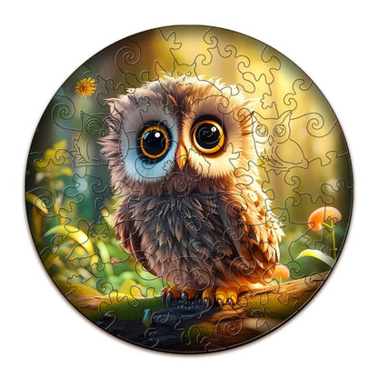 Owl Bird Wooden Jigsaw Puzzle