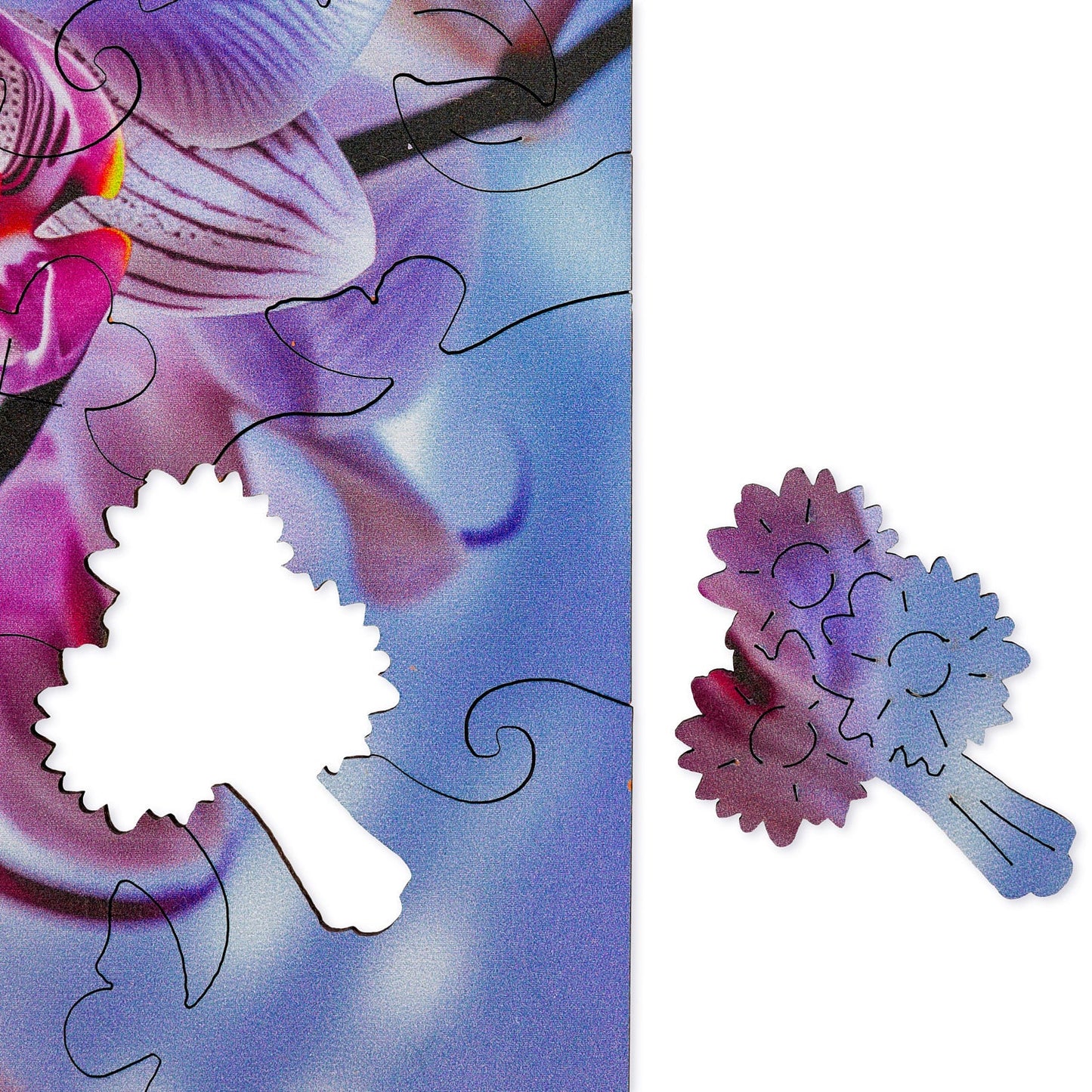 20 Pieces Orchid Blossom Puzzle Set