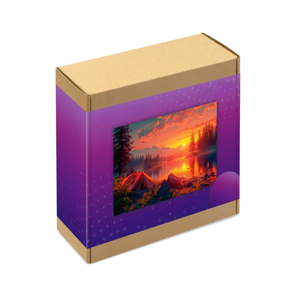 200 Pieces Mountain Sunrise Puzzle Set