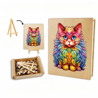 Persian Cat Wooden Jigsaw Puzzle