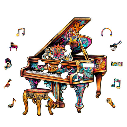 Piano Wooden Jigsaw Puzzle