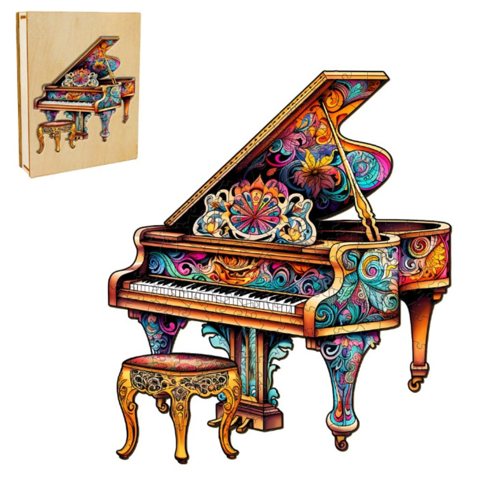 Piano Wooden Jigsaw Puzzle