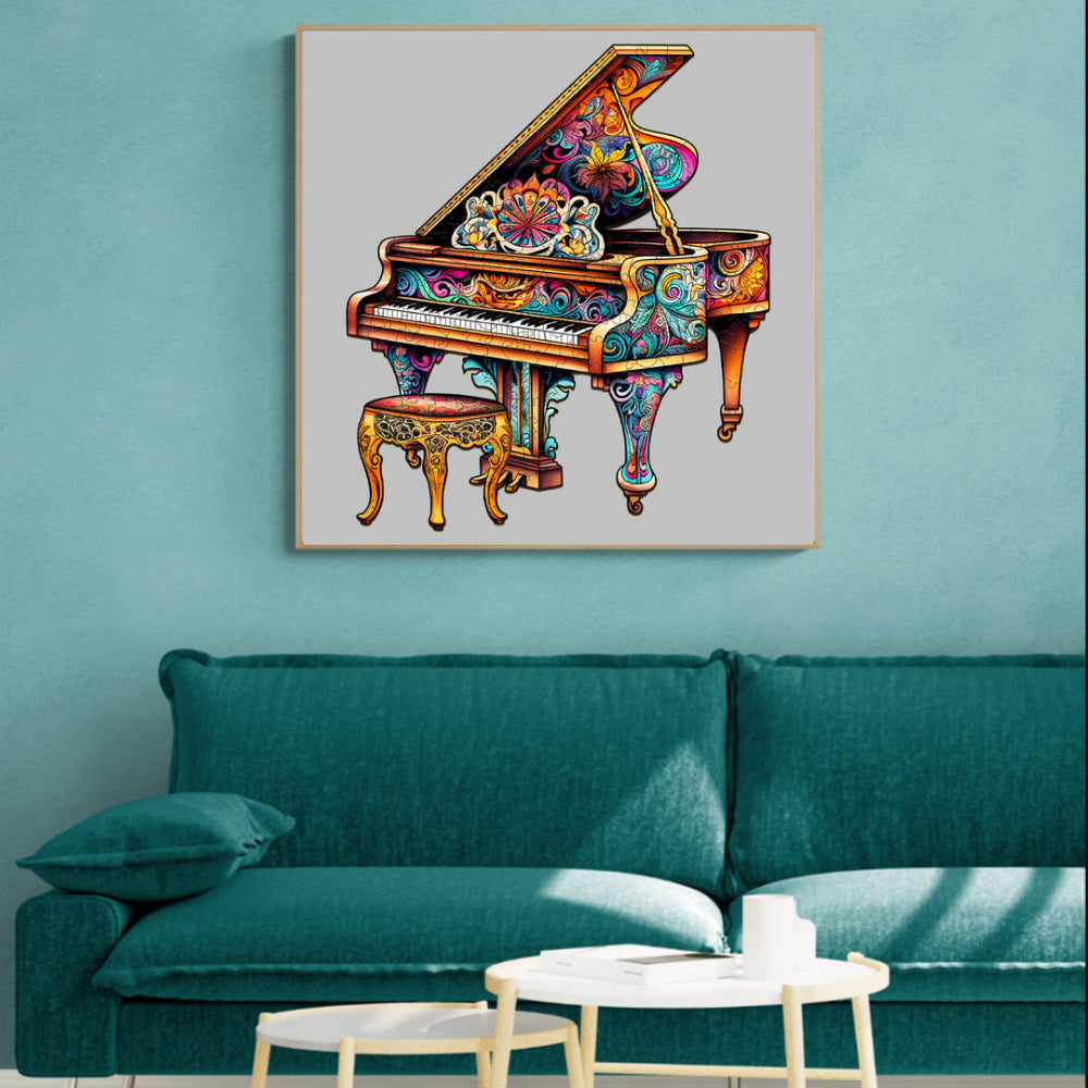 Piano Wooden Jigsaw Puzzle