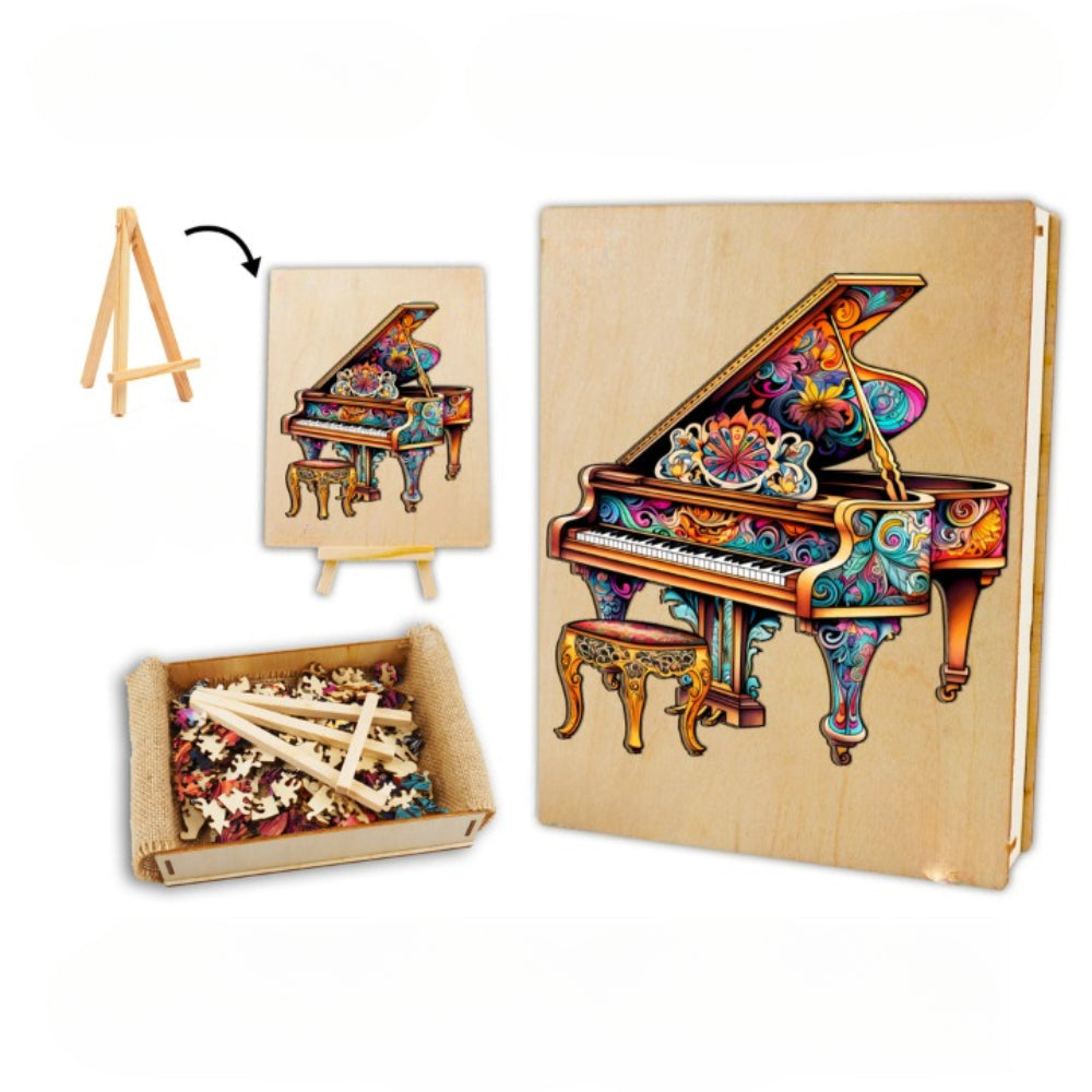 Piano Wooden Jigsaw Puzzle