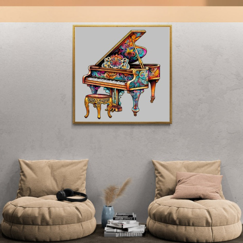 Piano Wooden Jigsaw Puzzle