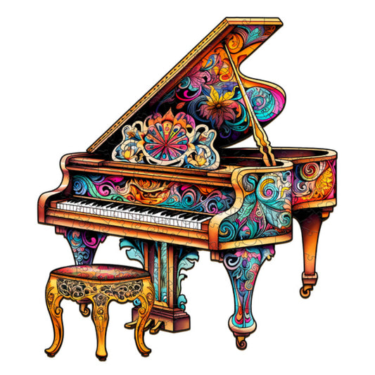 Piano Wooden Jigsaw Puzzle