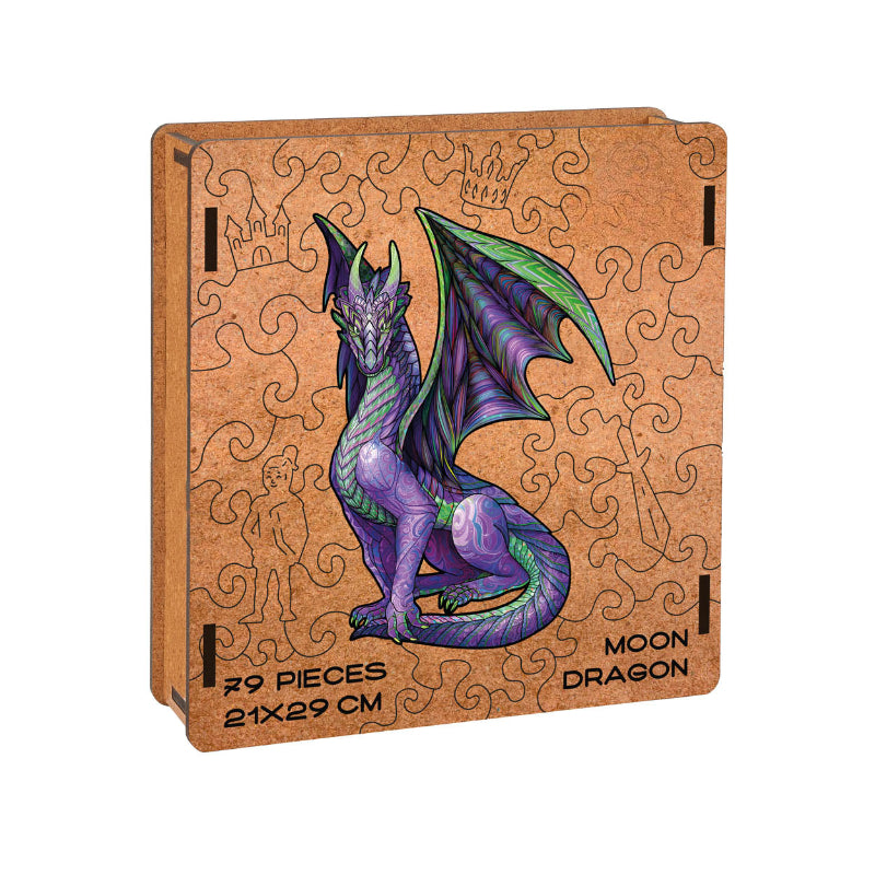 Artistic Dragon Wooden Jigsaw Puzzle