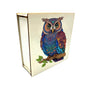 Owl Themed Artistic Jigsaw Puzzle