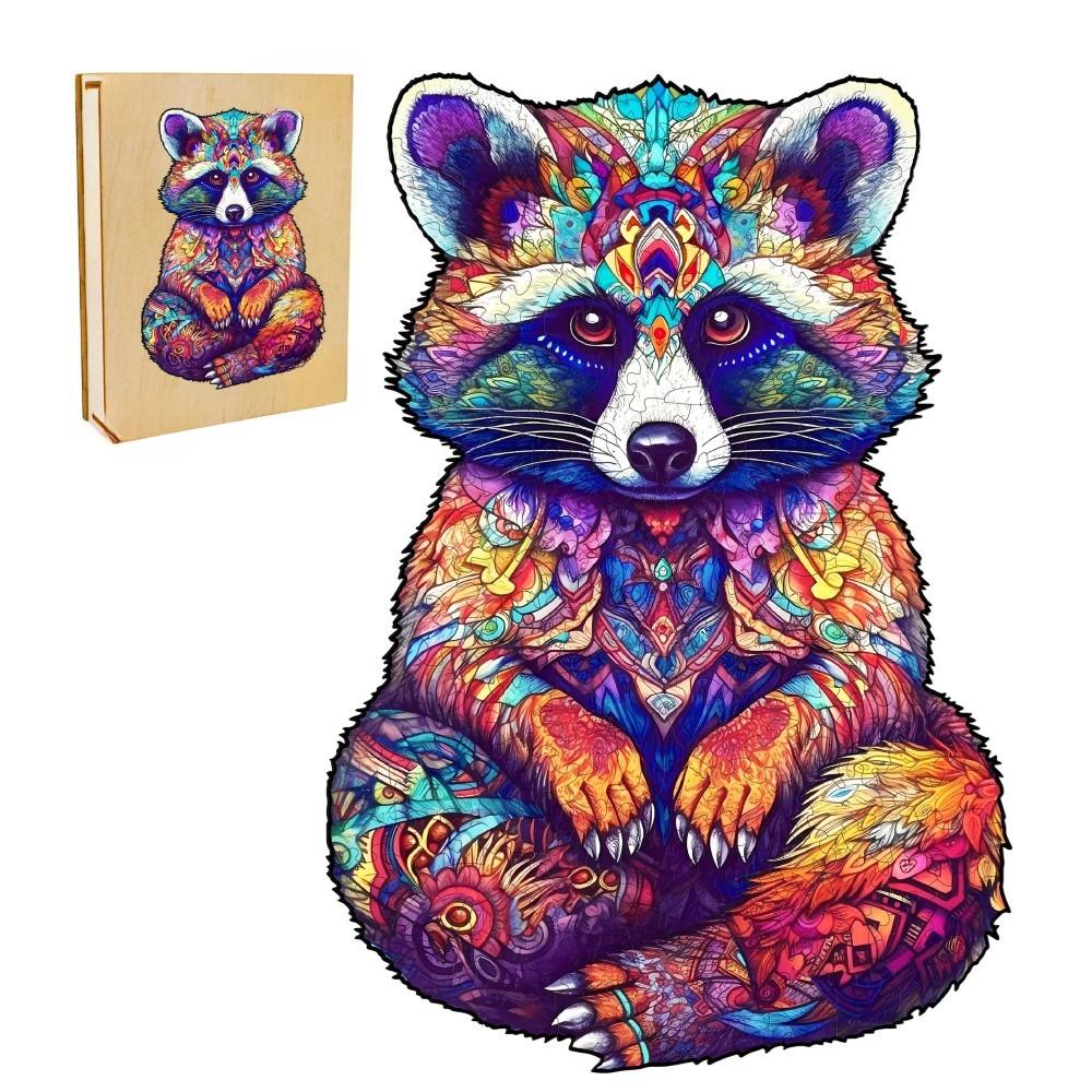 Raccoon Wooden Jigsaw Puzzle