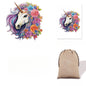 Rainbow Unicorn Wooden Jigsaw Puzzle