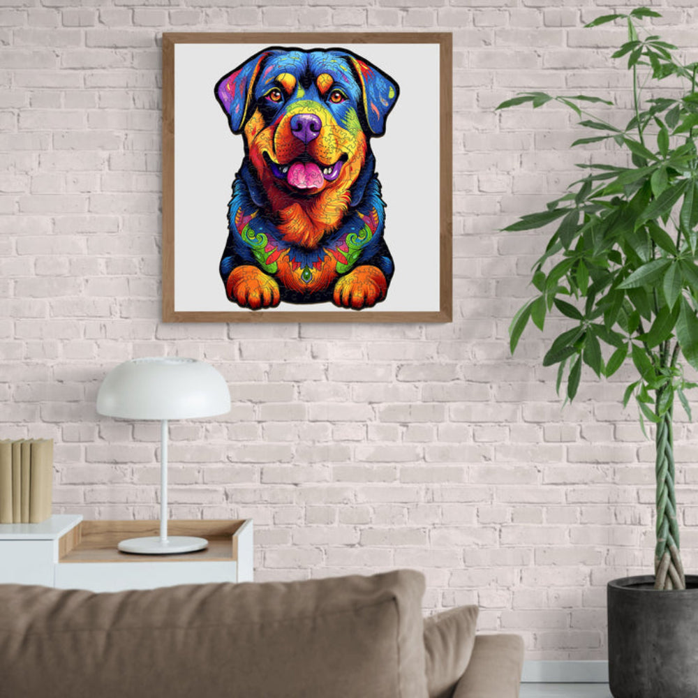 Rottweiler Wooden Jigsaw Puzzle