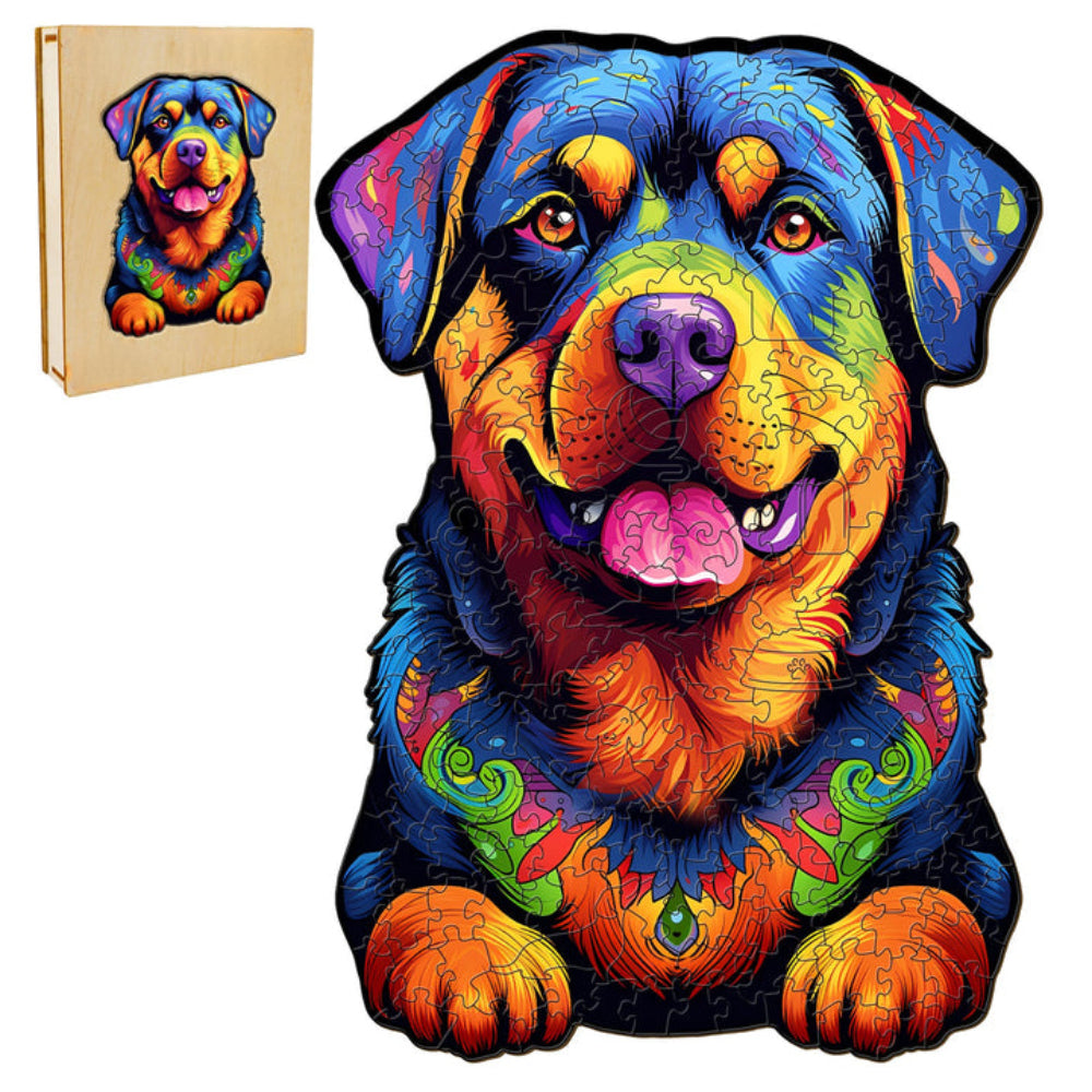 Rottweiler Wooden Jigsaw Puzzle