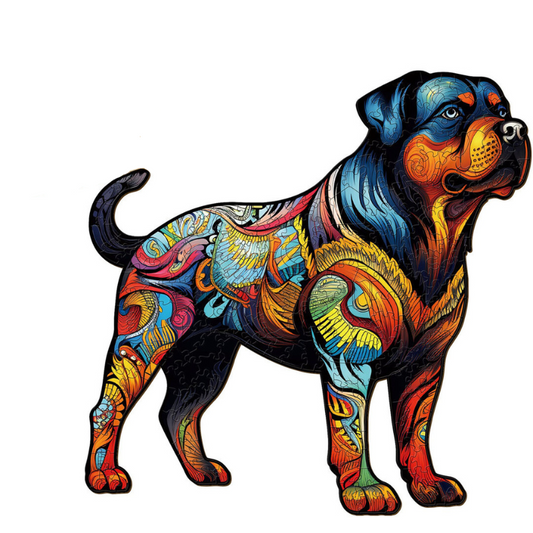 Rottweiler Wooden Jigsaw Puzzle