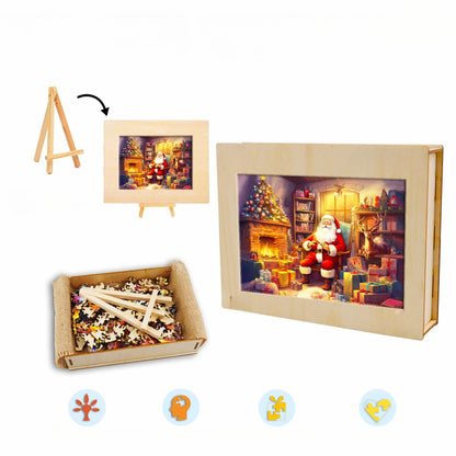 Santa Claus Wooden Jigsaw Puzzle