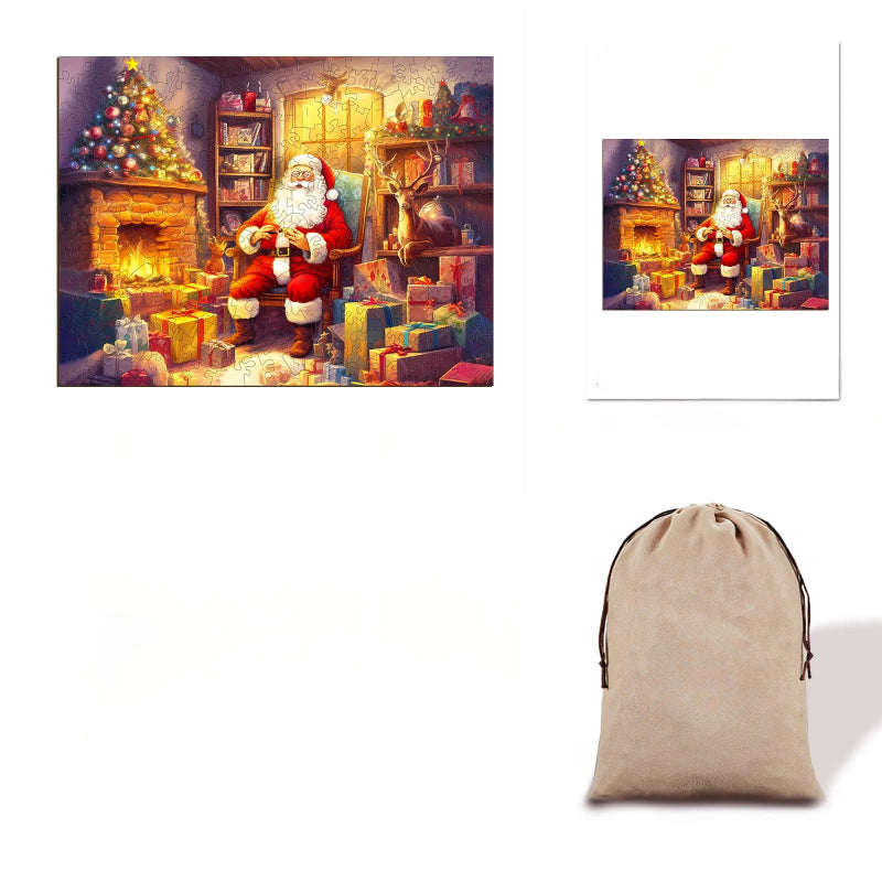 Santa Claus Wooden Jigsaw Puzzle