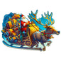 Santa Sleigh Wooden Jigsaw Puzzle