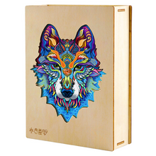 Snow Wolf Wooden Jigsaw Puzzle