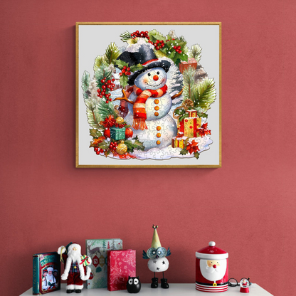 Snowman Wooden Jigsaw Puzzle