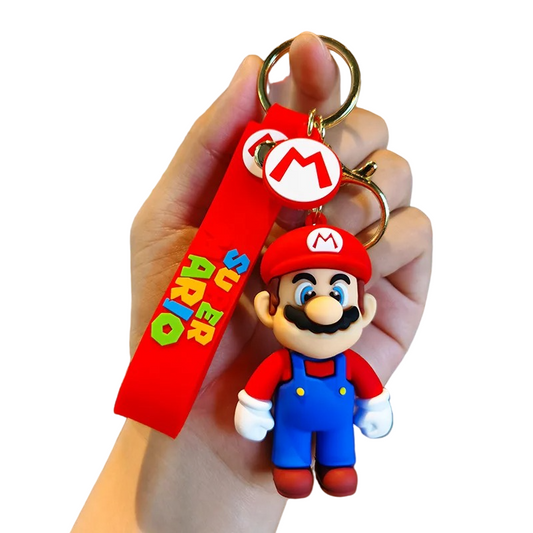 Retro Super Mario Character Keychain