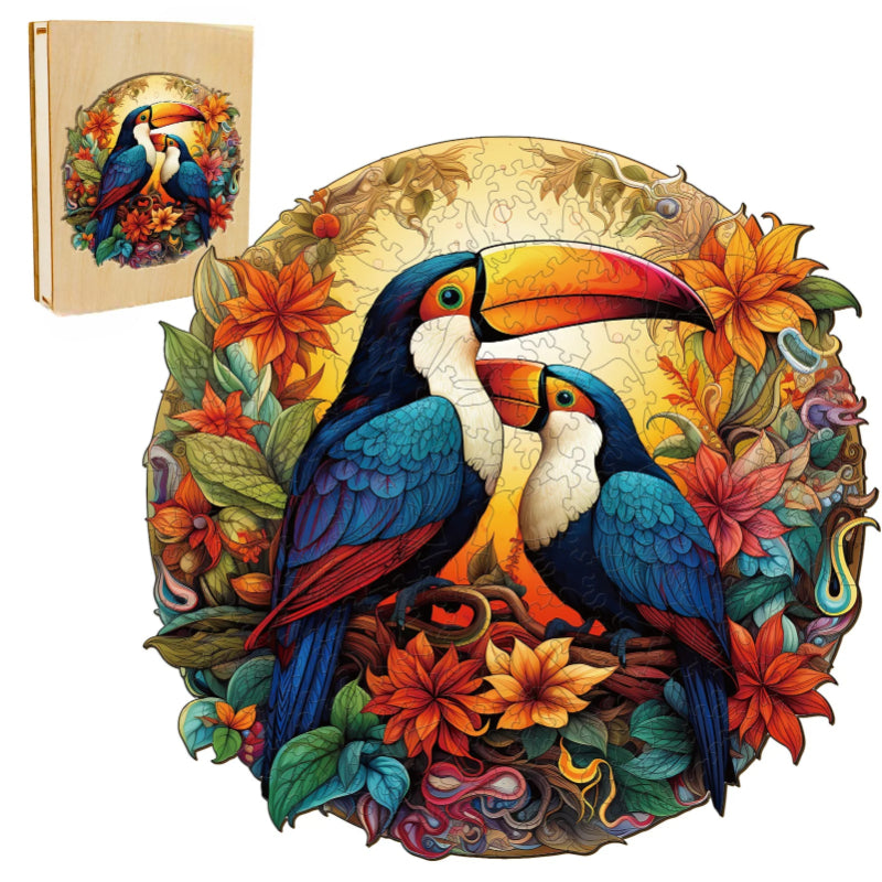 Toucans Wooden Jigsaw Puzzle