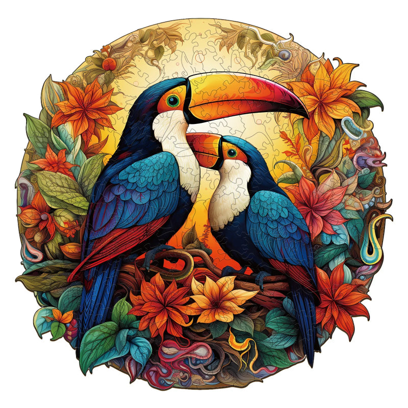 Toucans Wooden Jigsaw Puzzle